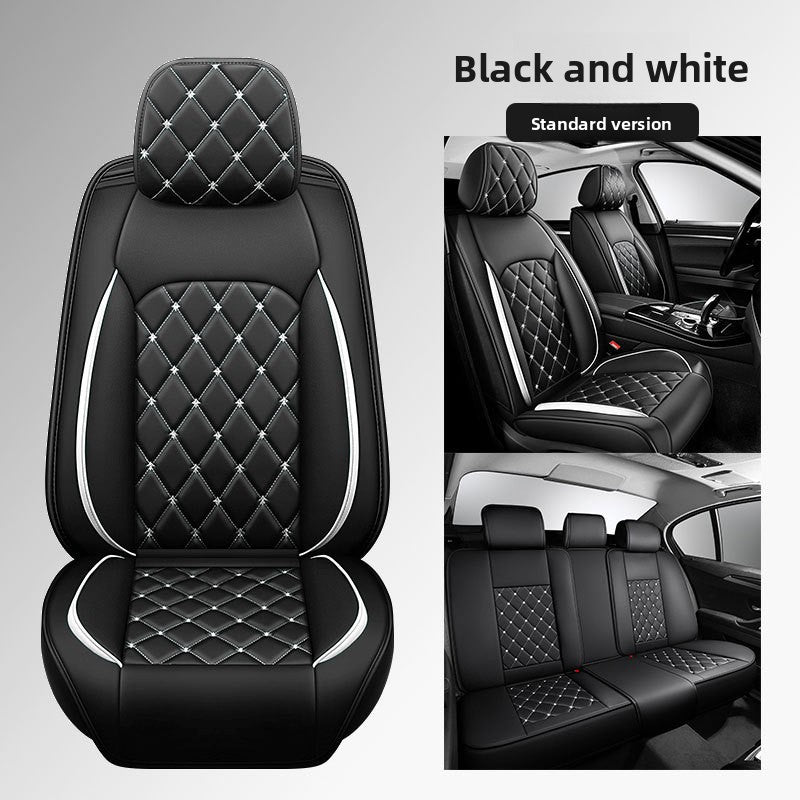 Embroidered Rhombus Car Seat Covers